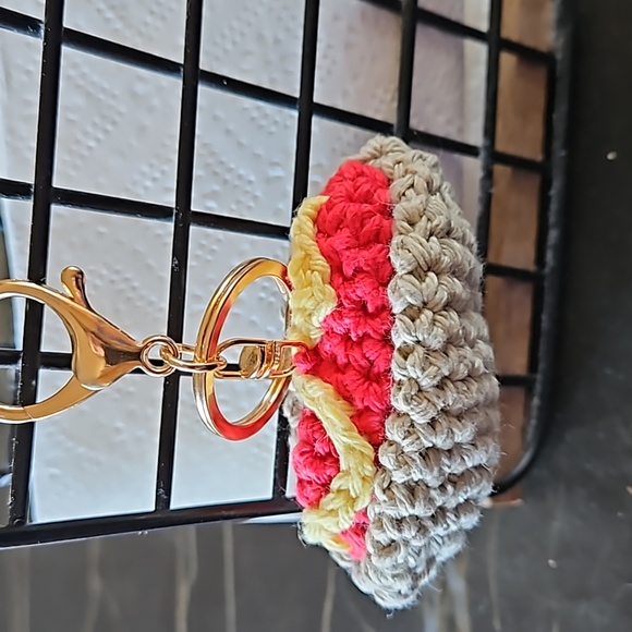 Hotdog Keychain 100% Cotton - Picture 4 of 6